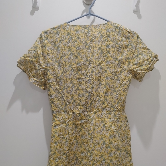 NWT BB Dakota by Steve Madden Big Flirt Energy Floral Faux Wrap Mini Dress, Sz S - Picture 5 of 12